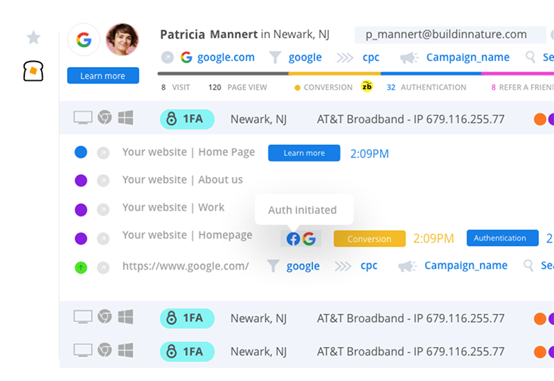 bread and Butter - API events to understand your users’ journey