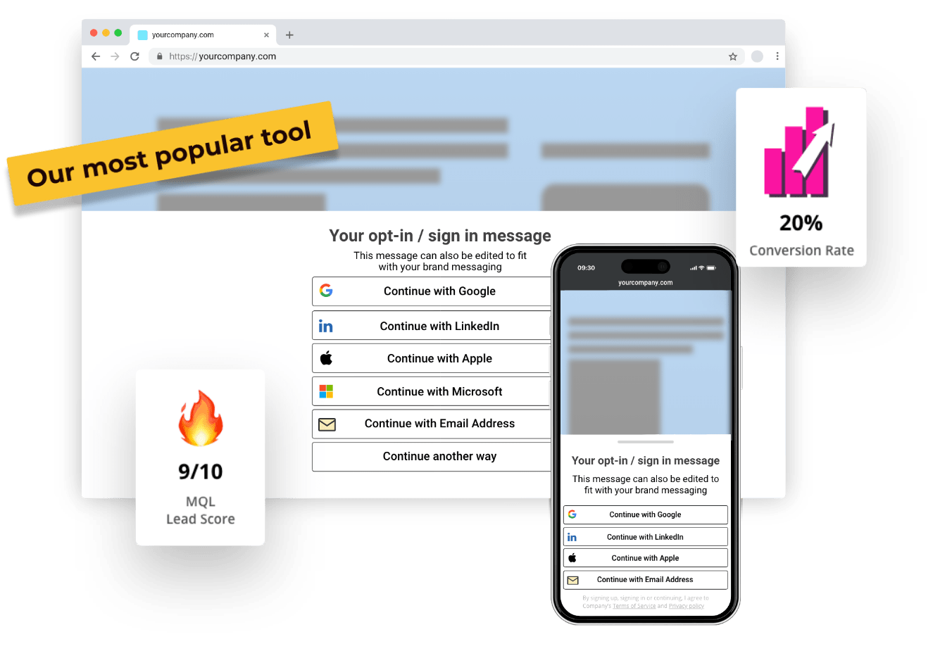 Free website tools to convert verified subscribers